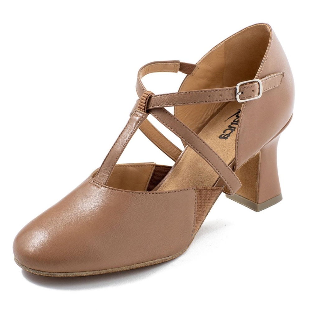 NIB So Danca - 2.5" Heel T-Strap Broadway Cabaret Shoe- Lola - SD152